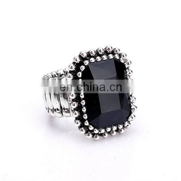 Vintage Colorful Diamond Knuckle Ring Stretch Elastic Ring Wholesale