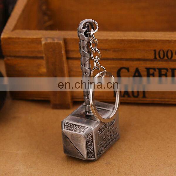 Fashion thor key chain travel souvenir gift trendy accessories