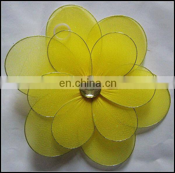Artificial hair flower