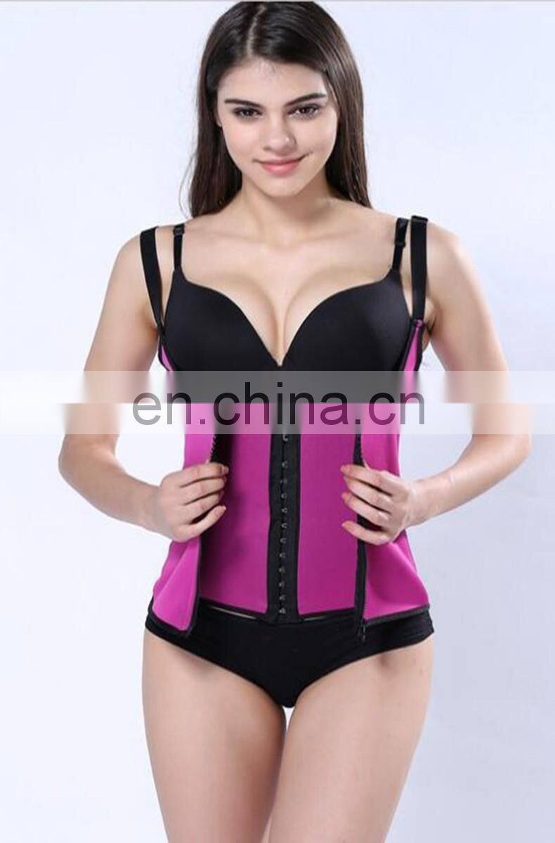 New Zipper Latex Waist trainer for Women