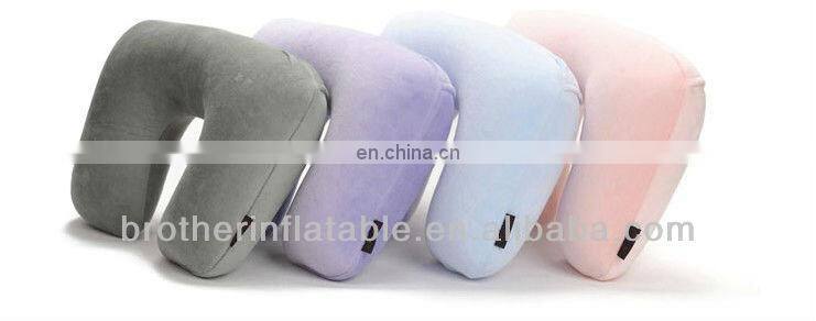 Comfortable travelling inflatable neck pillow