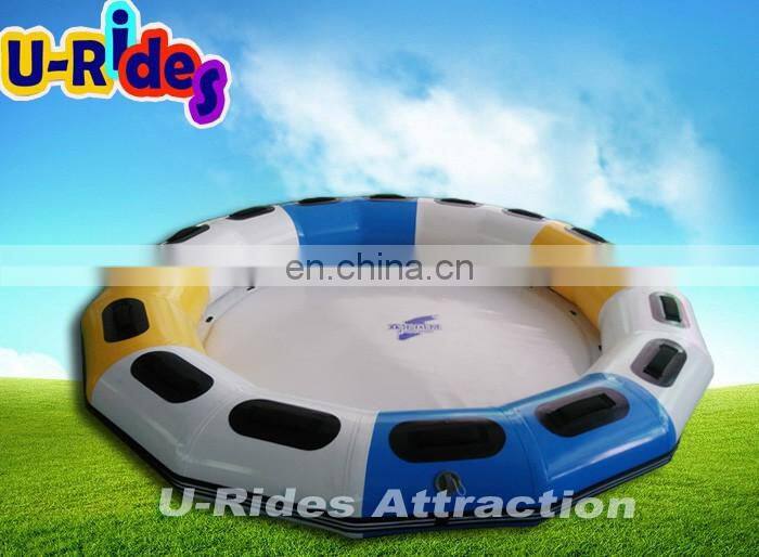 Inflatable Round Raft Yellow Color for rental