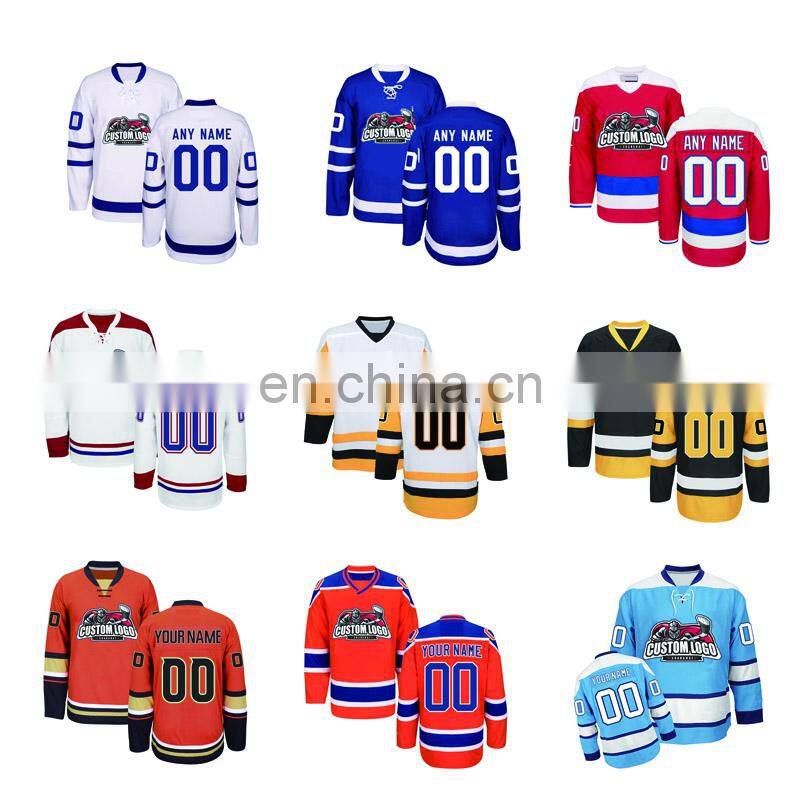 high quality custom hockey jersey ice hockey shirts away chicago blackhawks