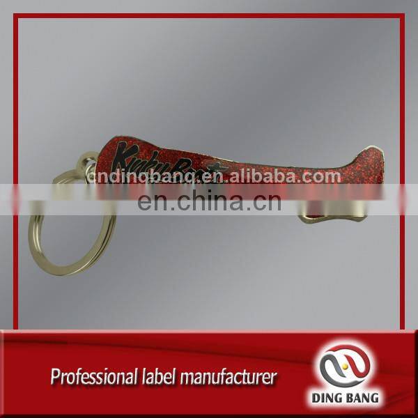 Hot Sale Cheap Items Custom Logo /Blank Type And Key Ring Type Souvenir Chrome Bottle Shape Opener