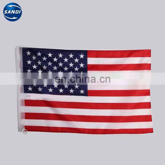 Outdoor heat sublimation knitting fabric national safety flag