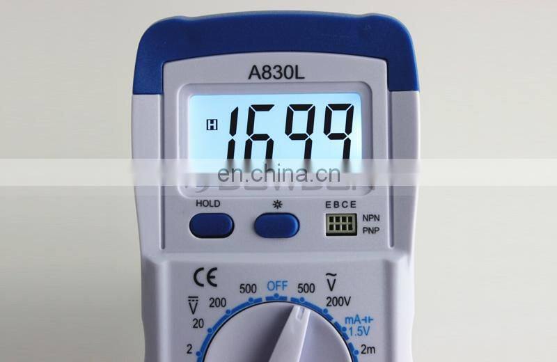 LCD Display Multi Function Digital Universal Meter Multimeter A830L