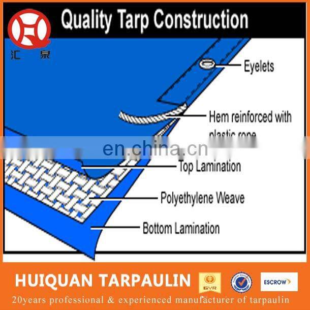 heavy duty coated fabric sheet with Aluminum eyelets
