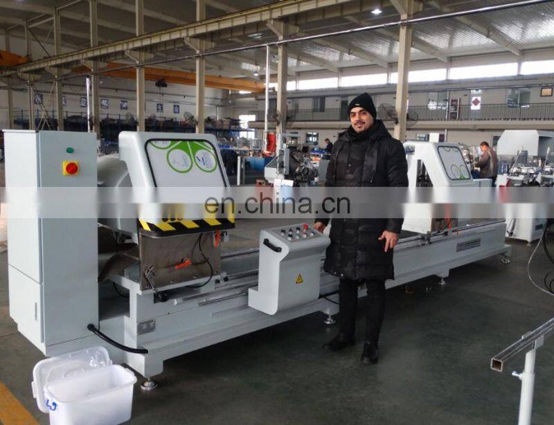 Double Head Precision Cutting Saw for Aluminum and PVC Profile Digital Display LJZ2X-500x4200
