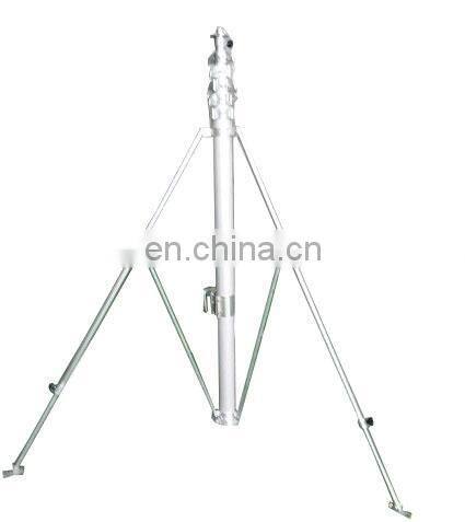 18m 20kg payload high mast tower telescopic pole folding mast hand lifting
