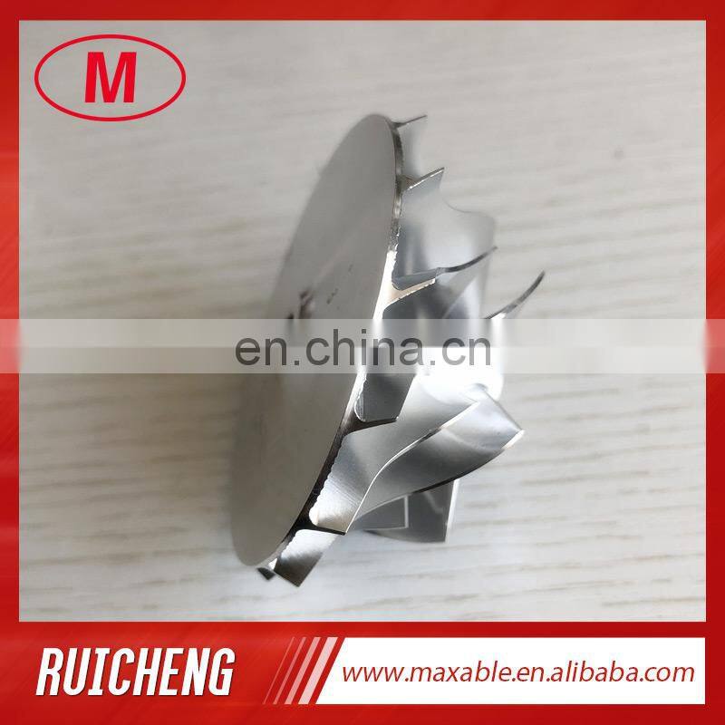 K04 43.03/56.08mm 5306-123-2007 7+7 blades high performance turbo milling/aluminum 2618/billet compressor wheel