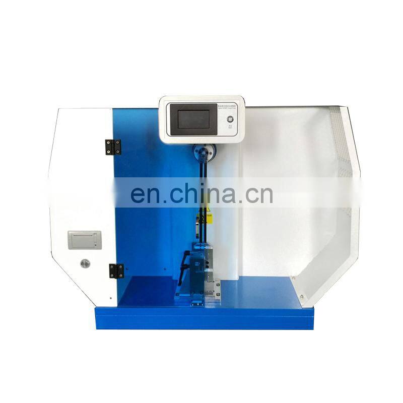 Lab Plastic Izod Impact Test Machine Factory Price