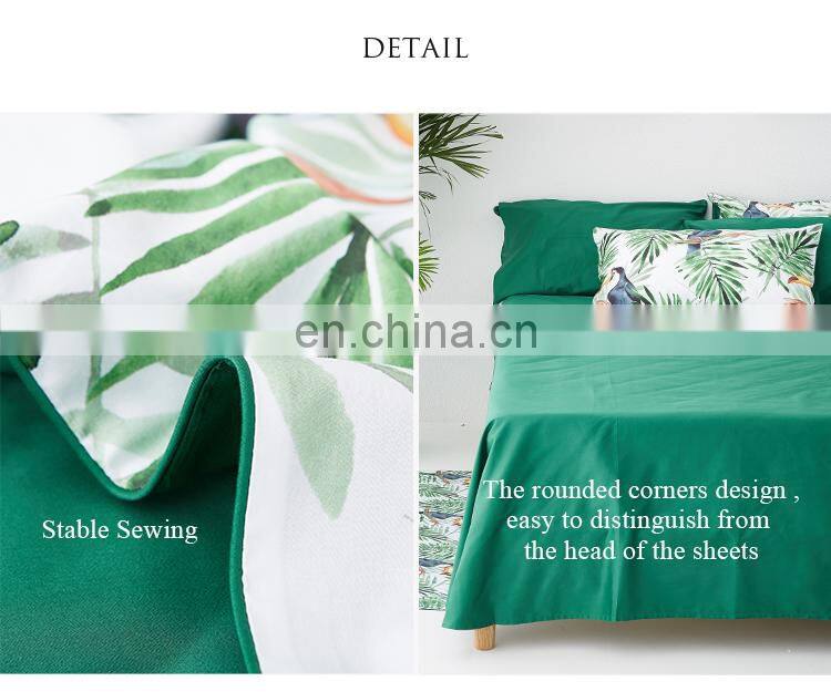 RAWHOUSE Home textile bird print bedding set cotton100%