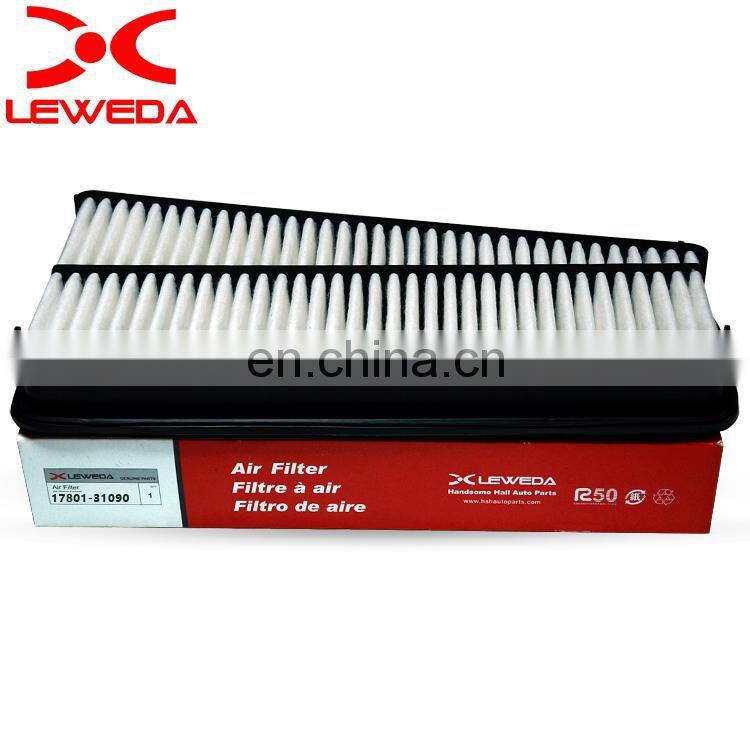 Factory price car engine air filter 17801-31090 auto air filter replacement