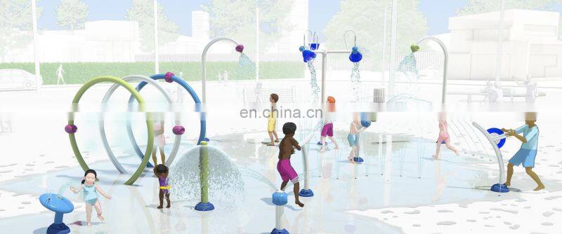 stainless steel SPLASHPAD aquatic play adventure