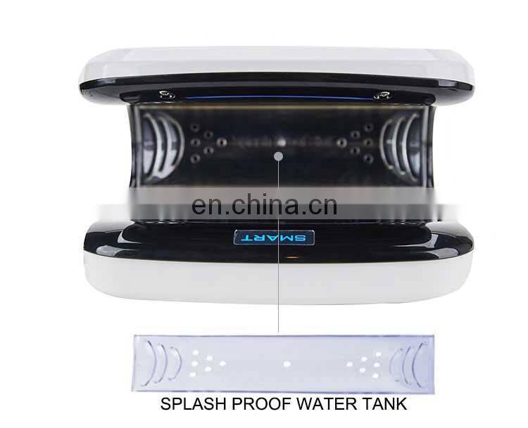Brushless motor free standing or wall mount high speed automatic hand dryer with both warm and cold air
