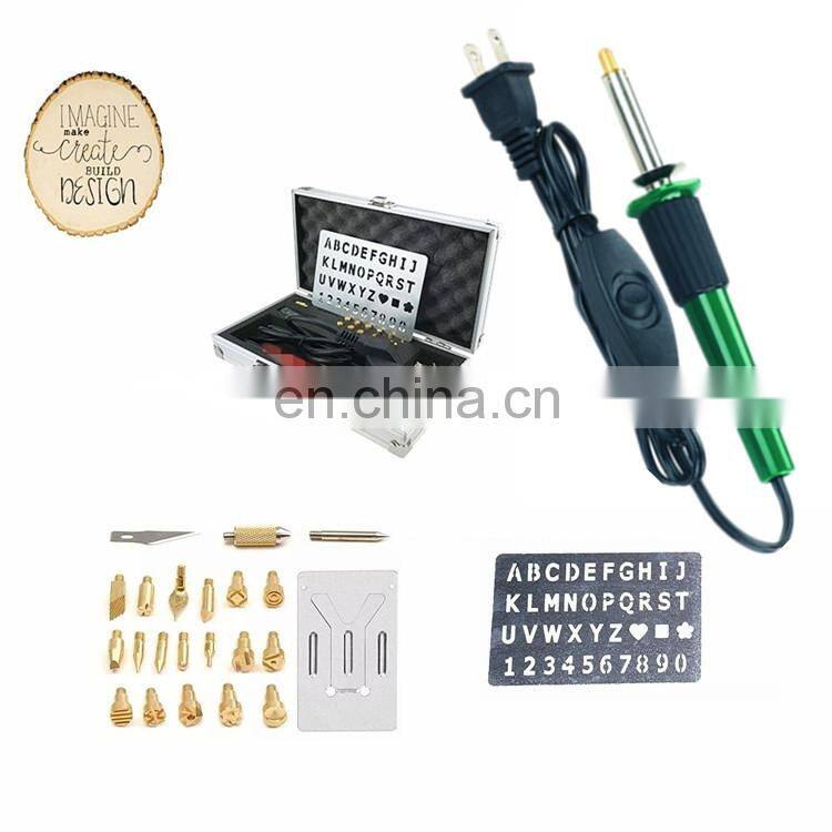 wood burning writing pen amazon hot selling heat pyrography woodburning kit