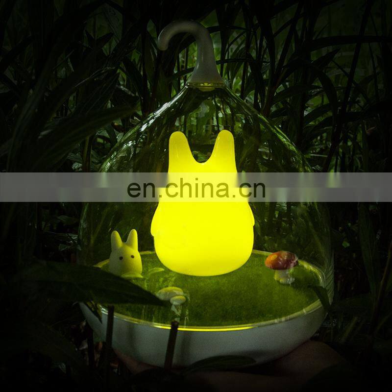 Touch sensor vibration birdcage moon lamp for holiday gifts