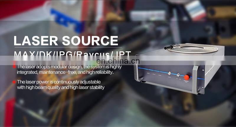 Industrial CNC professional pipe cutter Two Chuck Laser Tube Cutting Machine 1000w