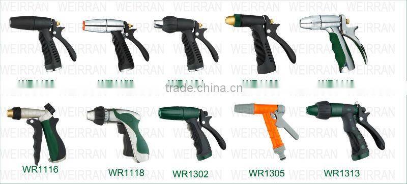 (74241) flexible garden rotary thumb control plastic air atomizing spray nozzle