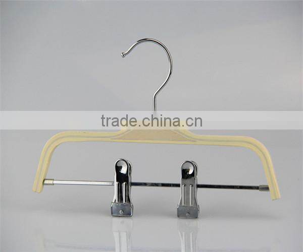 LX259 wholeslae laminated hanger kid's hanger pants hanger
