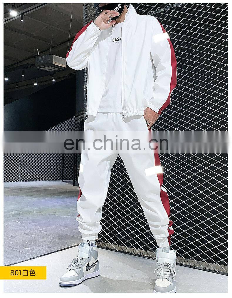 Wholesale 2-pieces men's plus size big and tall sports and leisure sports sets jogging suit custom men's suit