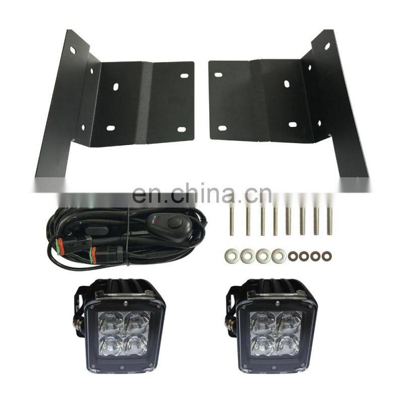 mini led light bar mounting bracket kit for jeep JL 2018-2020
