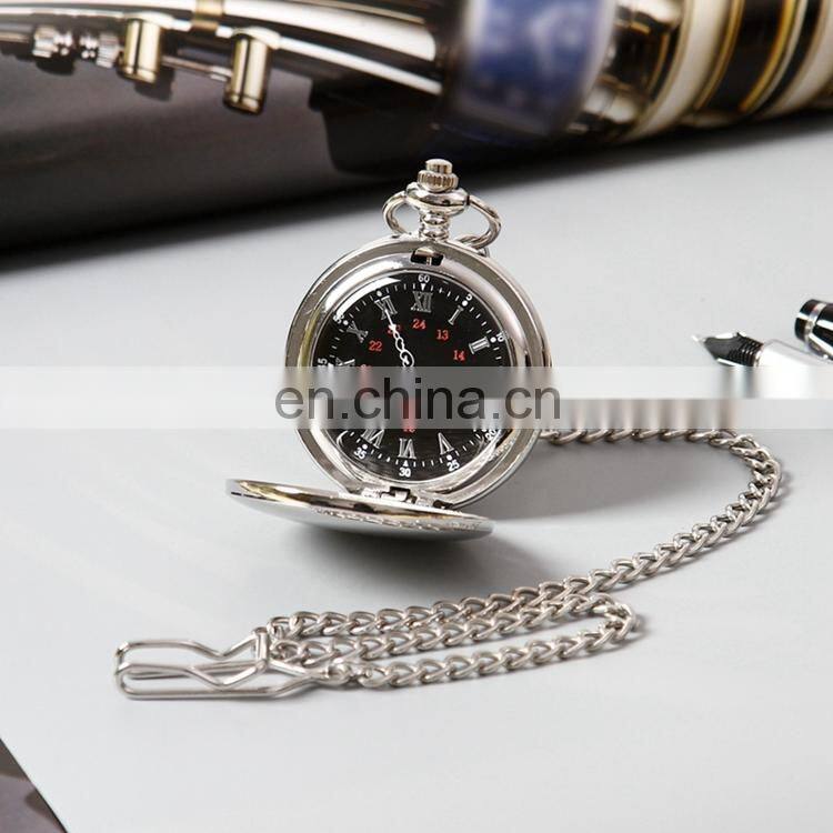 GOHUOS Men Women Quartz Analog Pocket Wristwatch Glossy Vintage China Cheap Pocket Watches