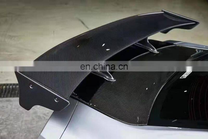 Runde Resin Half or Full Carbon Fiber For 2009-2021 Nissan GTR R35 Top Secret Style Body Kit Front Rear Bumper Lip Fender Hood