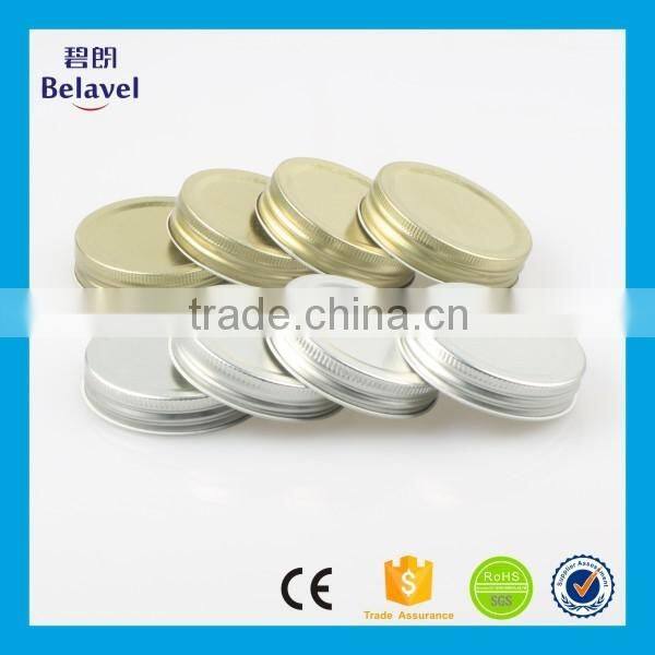 Supply cheap 70ml gold metal screw lid for glass jar