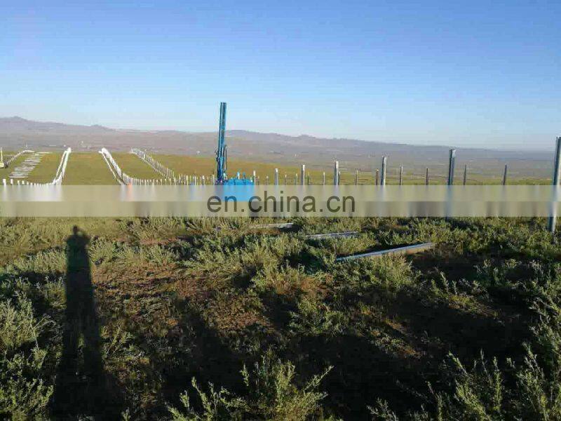 High quality solar steel press pile drilling machine sales promotion