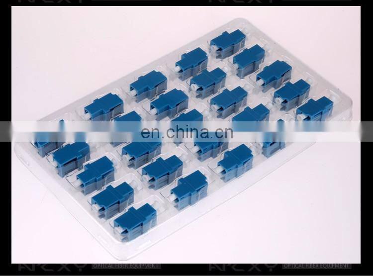 2 Port core Dual LC PC UPC APC SM Duplex Fiber Optic Adapter