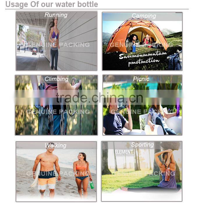 Latest design for 2015 foldable water bottle