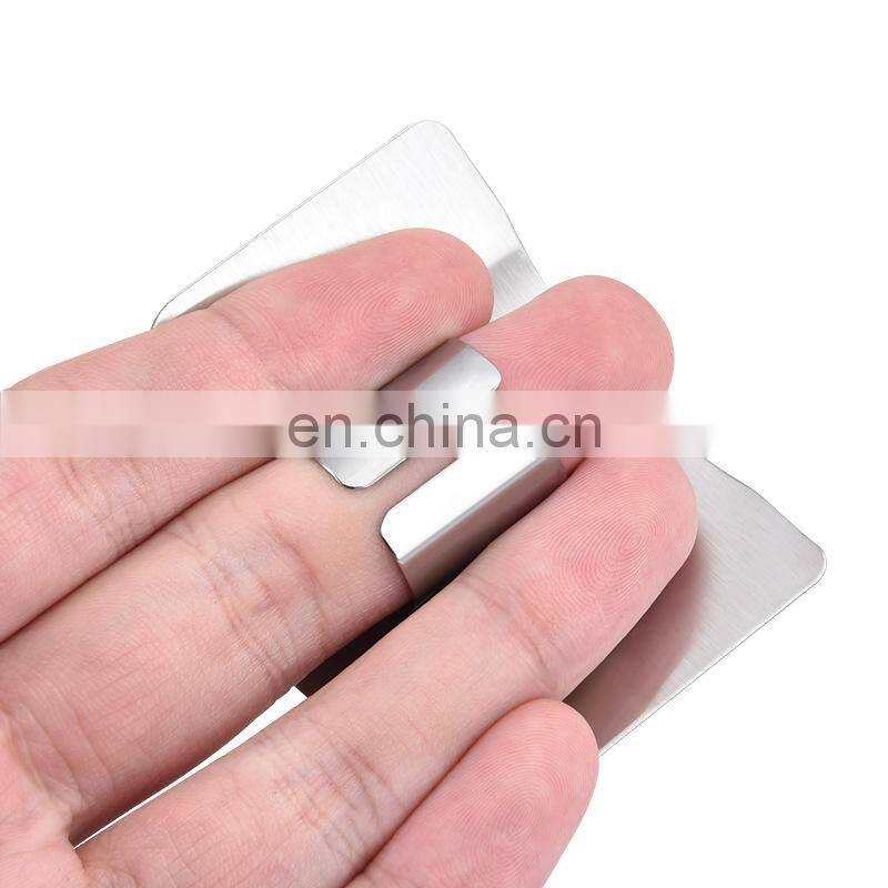 Stainless Steel Finger Guard Finger Hand Cut Hand Protector Knife Cut Finger Protection Tool Kitchen Cooking Knives Accessories