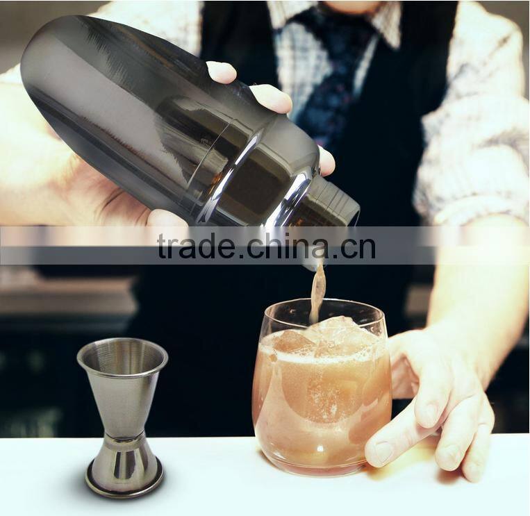 Cocktail Shaker set,professional bar tools supplier,Custom Stainless Steel cocktail sha Jigger / Easy to Clean & Dishwasher Safe