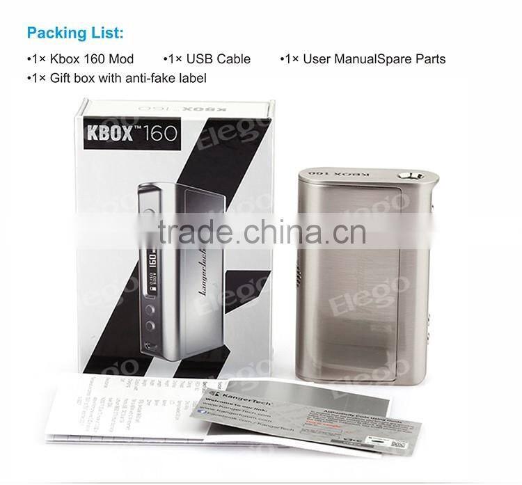 Fast Shipping & Best Price Wholesale Kangertech Kbox 160W Box Mod