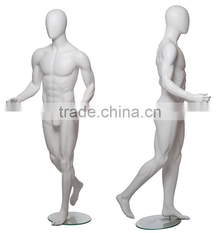 male run pose sport mannequin