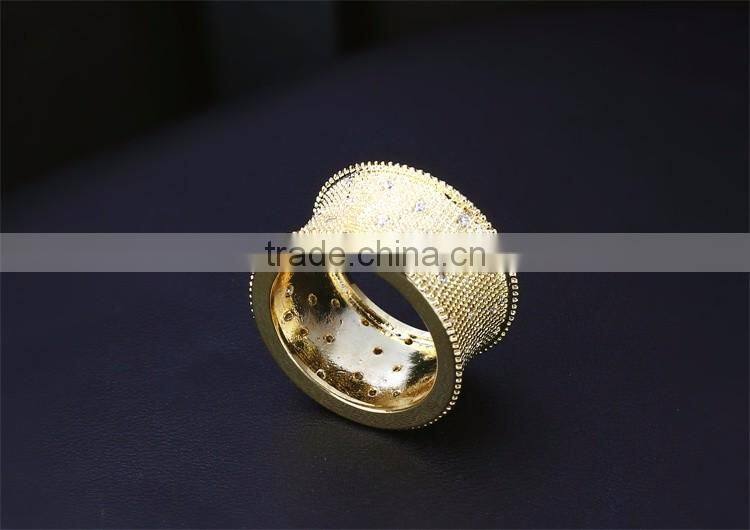 New Designer Ring Pave Setting Cubic Zirconia Statement Grand Party Best Ring