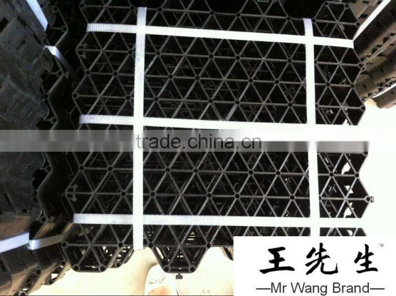 Turf Pave interlocking turf / plastic turf grid / grass grid with green color