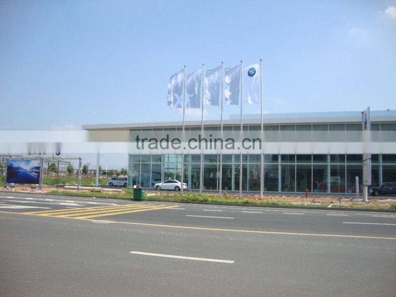 2016 New Stainless Steel Flagpole Modern Metal