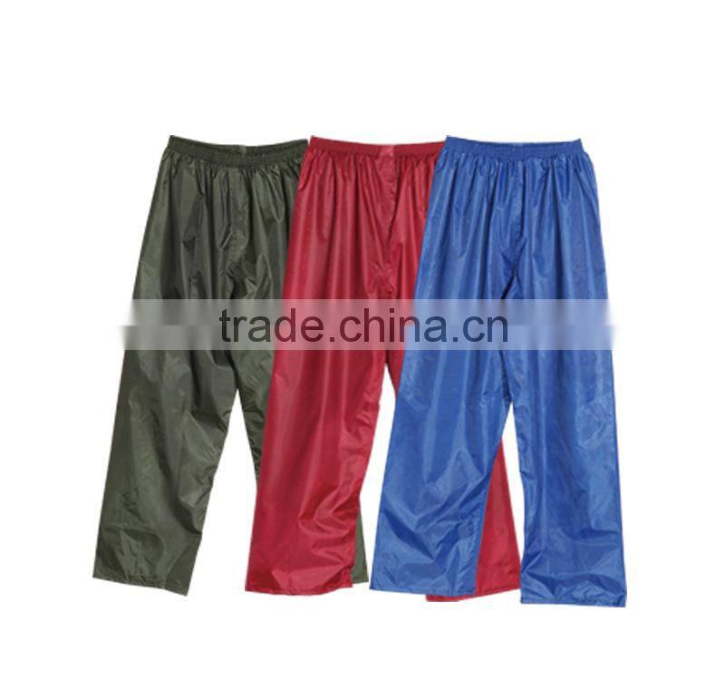 100% polyester waterproof rain jackets unisex rain jacket and pants