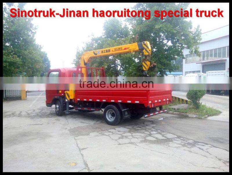 light trucks with 3 ton overhead crane made in china