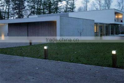 IP65 exterior solar led path lawn lane bollar light