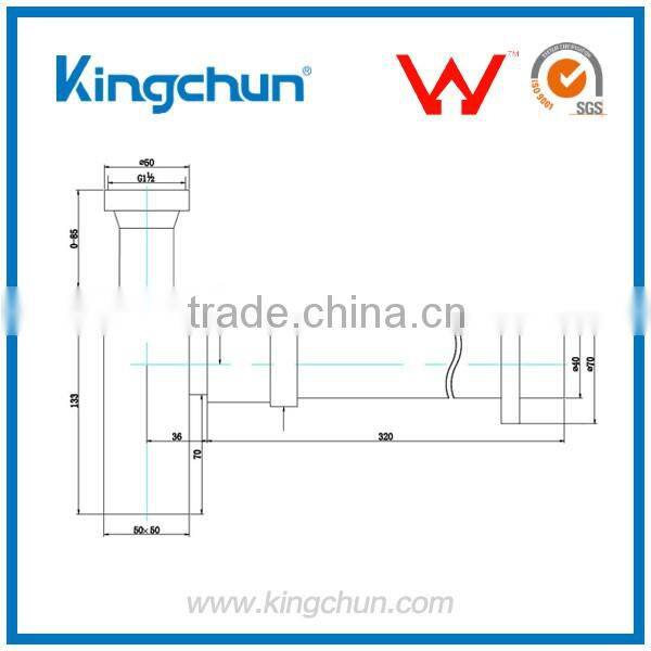 Bathroom Brass Basin Sink Tap Bottle Waste Trap Drain Kit