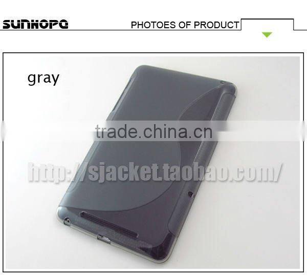 s line Tpu Gel soft pad case for google nexus 7