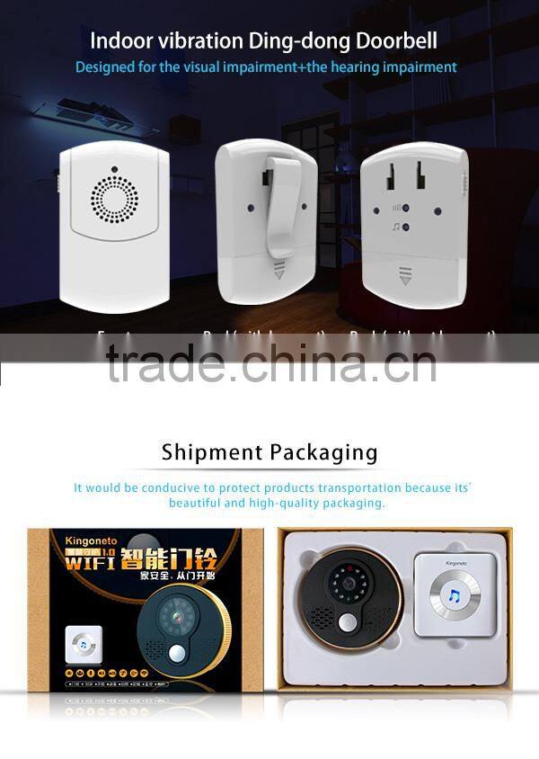 2015 digital wireless video doorbell wifi doorbell camera