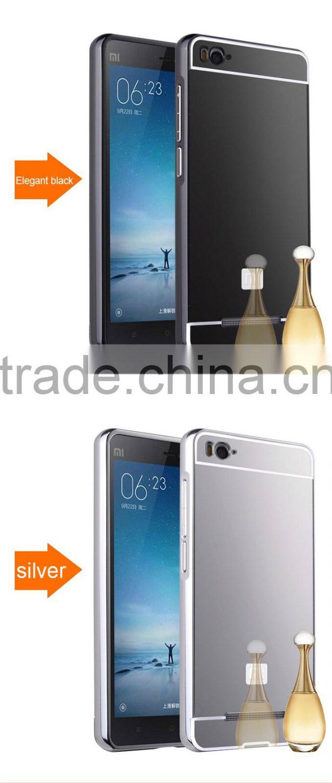 wholesale cell phone case luxury aluminum ultra-thin mirror metal case cover compact mirror case for samsung galaxy s3