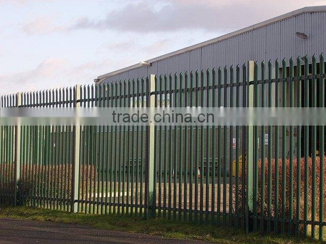 British Standard 1722 antique easy to install 4 metres at railway use Palisade Security Fencing