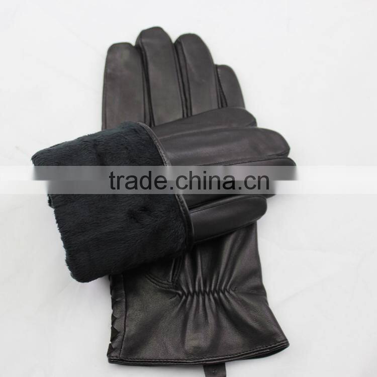 men fashion leather gloves