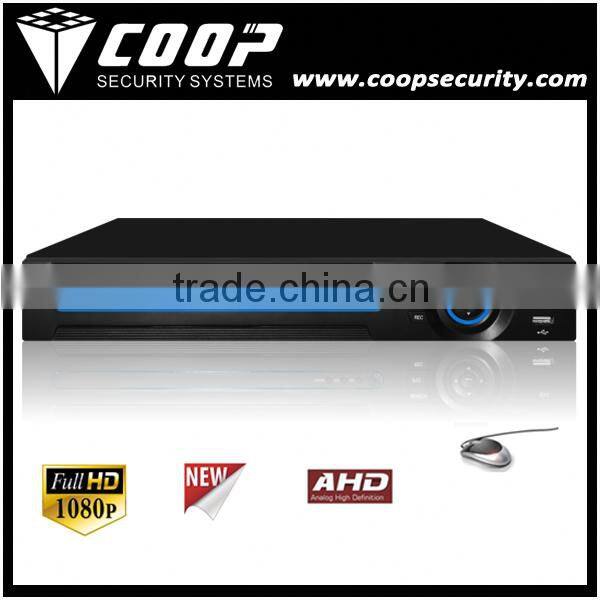 Outdoor Security Smart Phone Hybrid Analog CCTV Camera System AHD Alarm Audio 1080P 4CH DVR System AHD