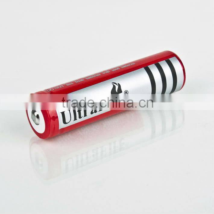18650 Rechargeable 3.7V Battery 3000mAh With Red Color Brand New